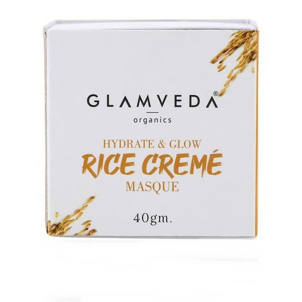 Glamveda Hydrate & Glow Rice Creme' Masque