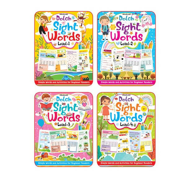 Dreamland Dolch Sight Words Books Pack- 4 Books - Distacart