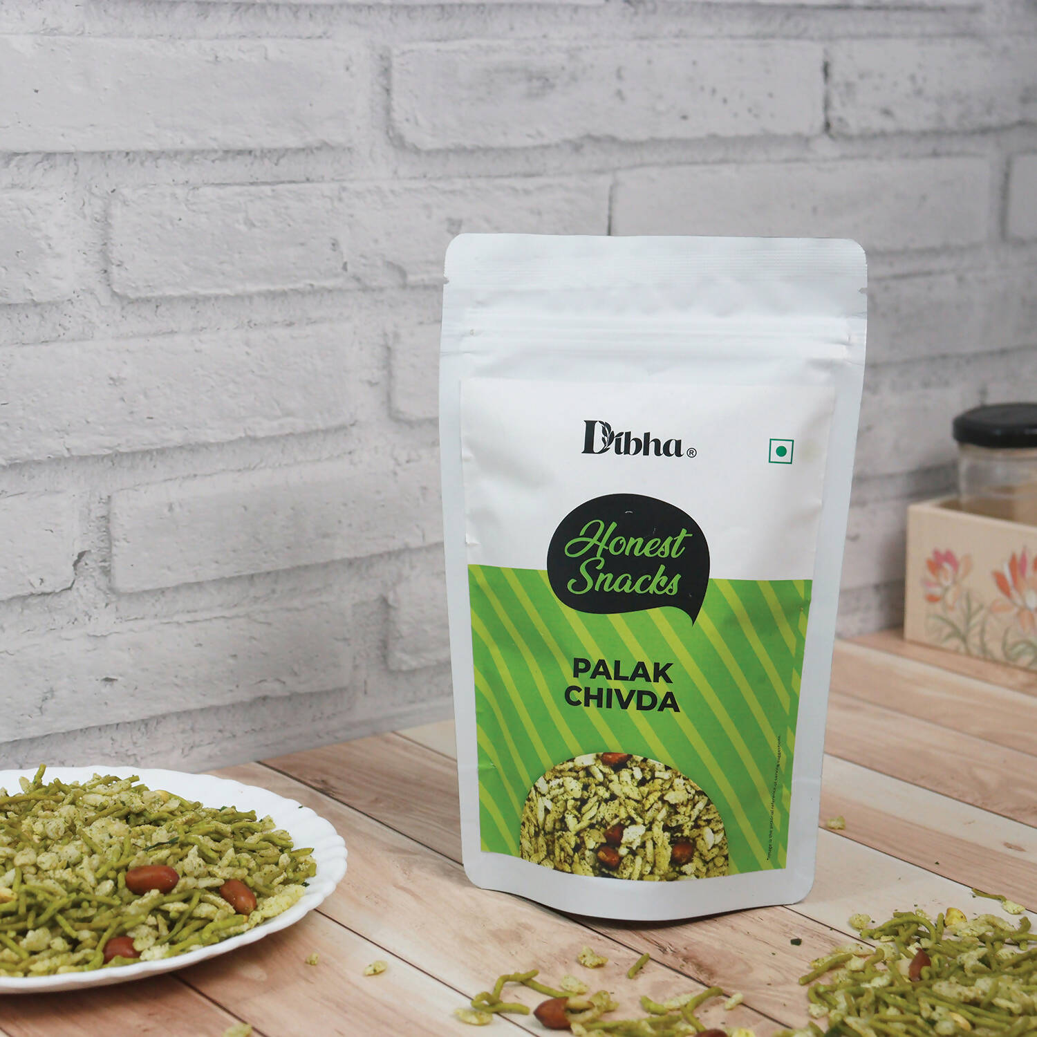 Dibha - Honest Snacking Palak Chivda Snack - Distacart