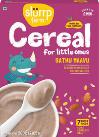 Thumbnail for Slurrp Farm Sathu Maavu Cereal For Little Ones