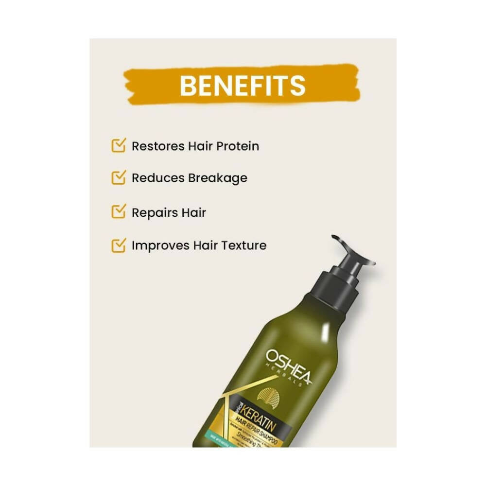 Oshea Herbals Keratin Hair Repair Shampoo - Distacart