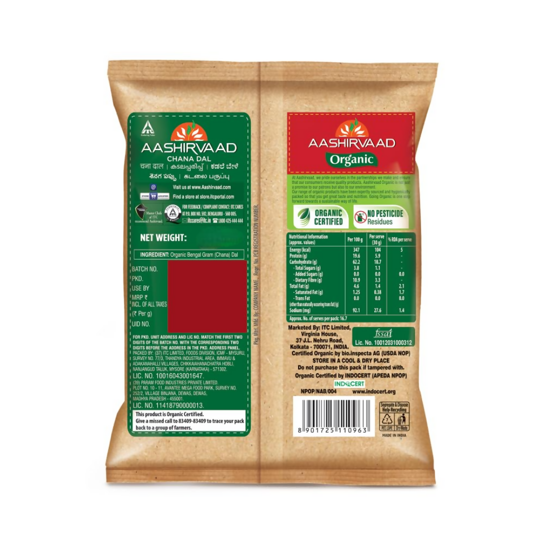 Aashirvaad Nature's Super Foods Organic Chana Dal - Distacart