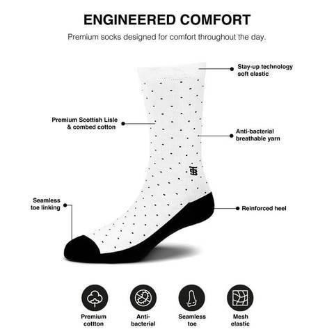 Socksoho Luxury Men Socks Resilient Brown Edition