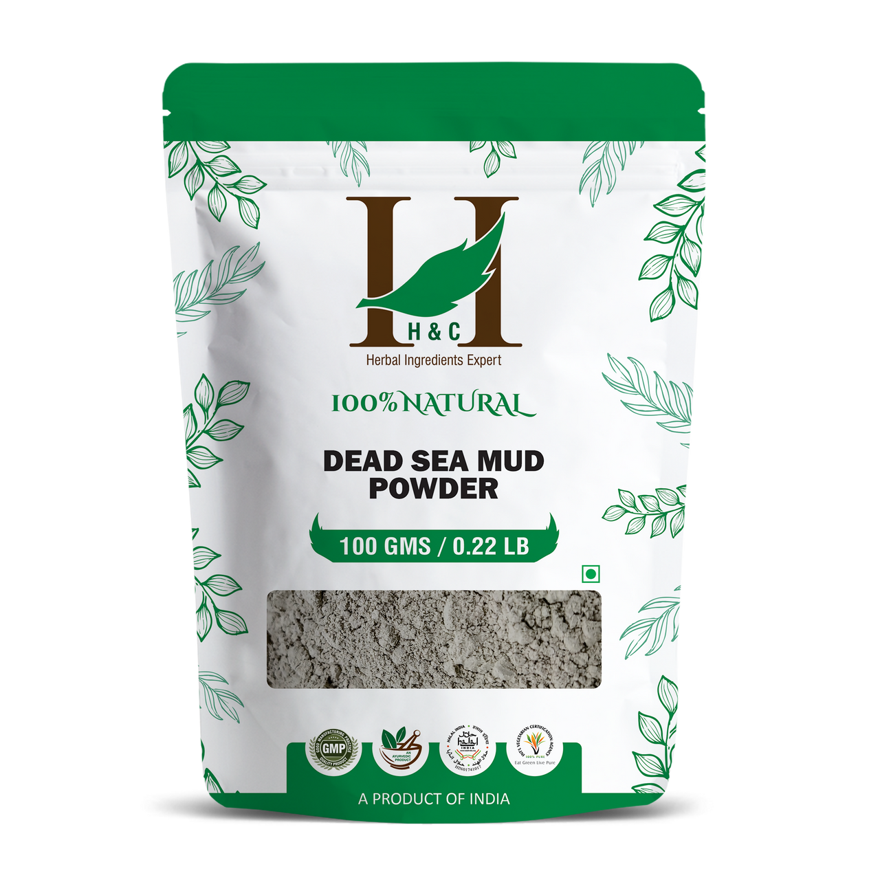 H&C Herbal Dead Sea Mud Powder - Distacart