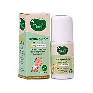 Mother Sparsh Tummy Roll On Hing &amp; Saunf Oil - Distacart