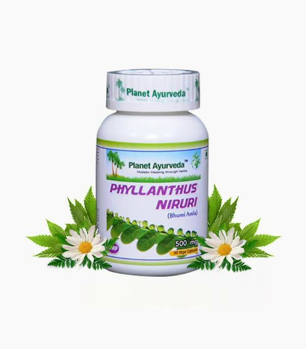 Planet Ayurveda Phyllanthus Niruri Capsules - Distacart