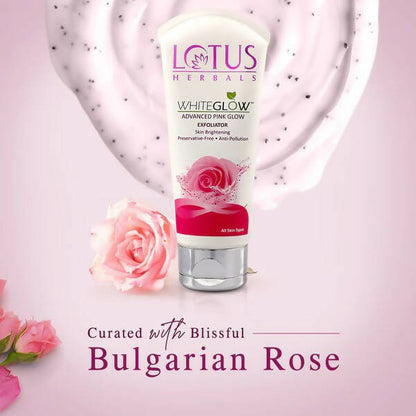 Lotus Herbals Whiteglow Advanced Pink Glow Exfoliator - Distacart