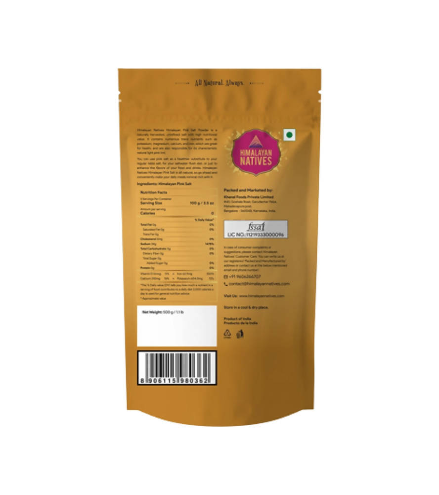 Himalayan Natives Pink Salt Powder - Distacart