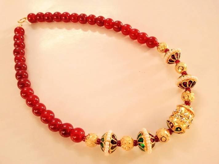 Red Beads Necklace
