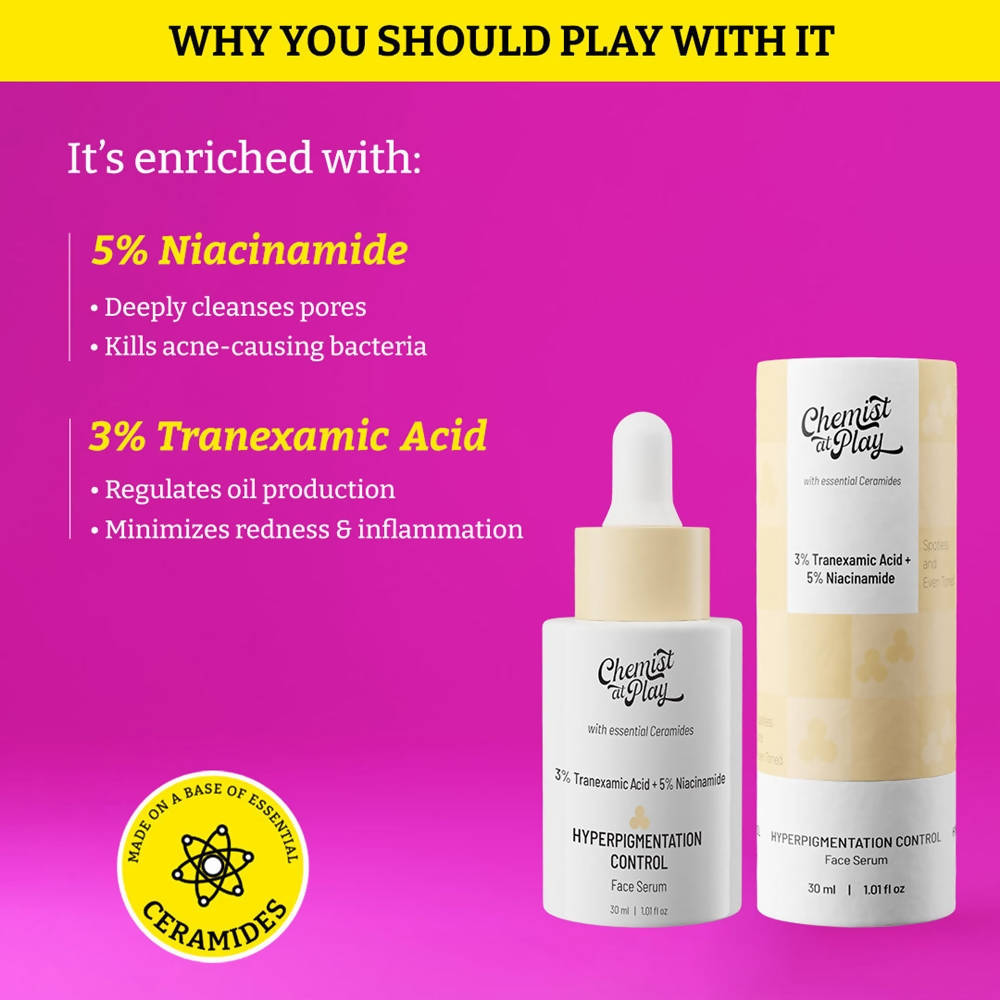 Chemist At Play Hyperpigmentation Control Face Serum - Distacart