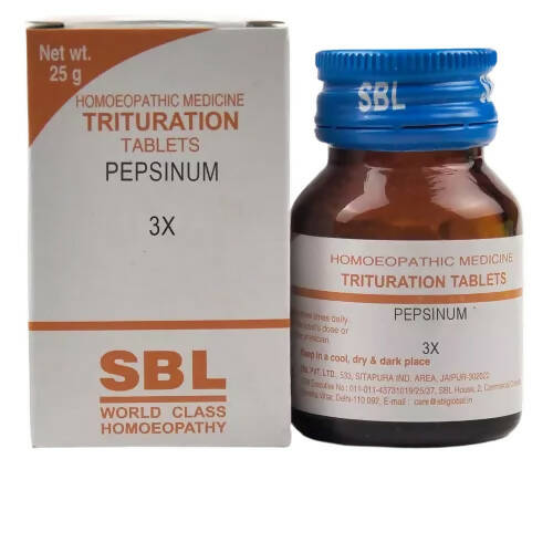 SBL Homeopathy Pepsinum Trituration Tablets - Distacart