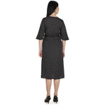 Thumbnail for Kanoor Women's Black Forck style Collar neck kurti