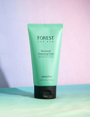 Innisfree Forest For Men Shaving & Cleansing Foam uses