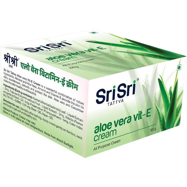 Sri Sri Tattva Aloe Vera & Vit E Cream - 100 gm