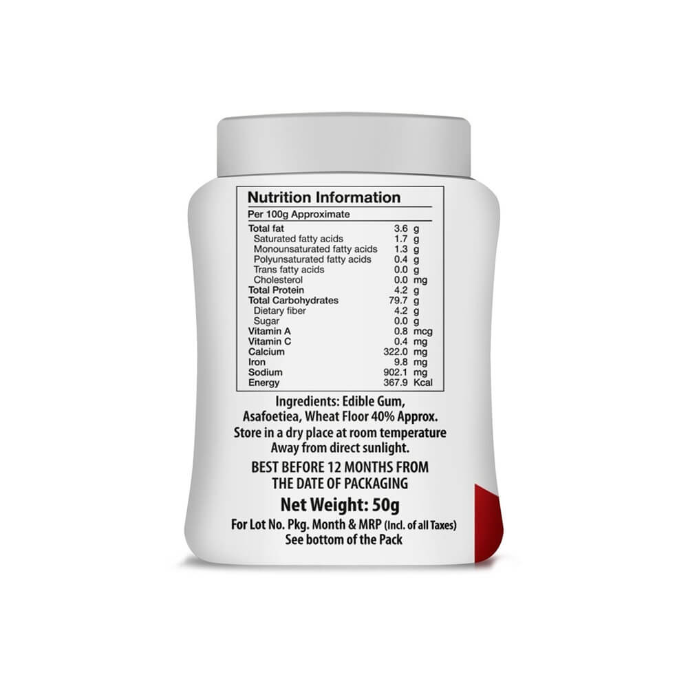 Sri Sri Tattva Compounded Asafoetida (Hing) Powder Ingredients