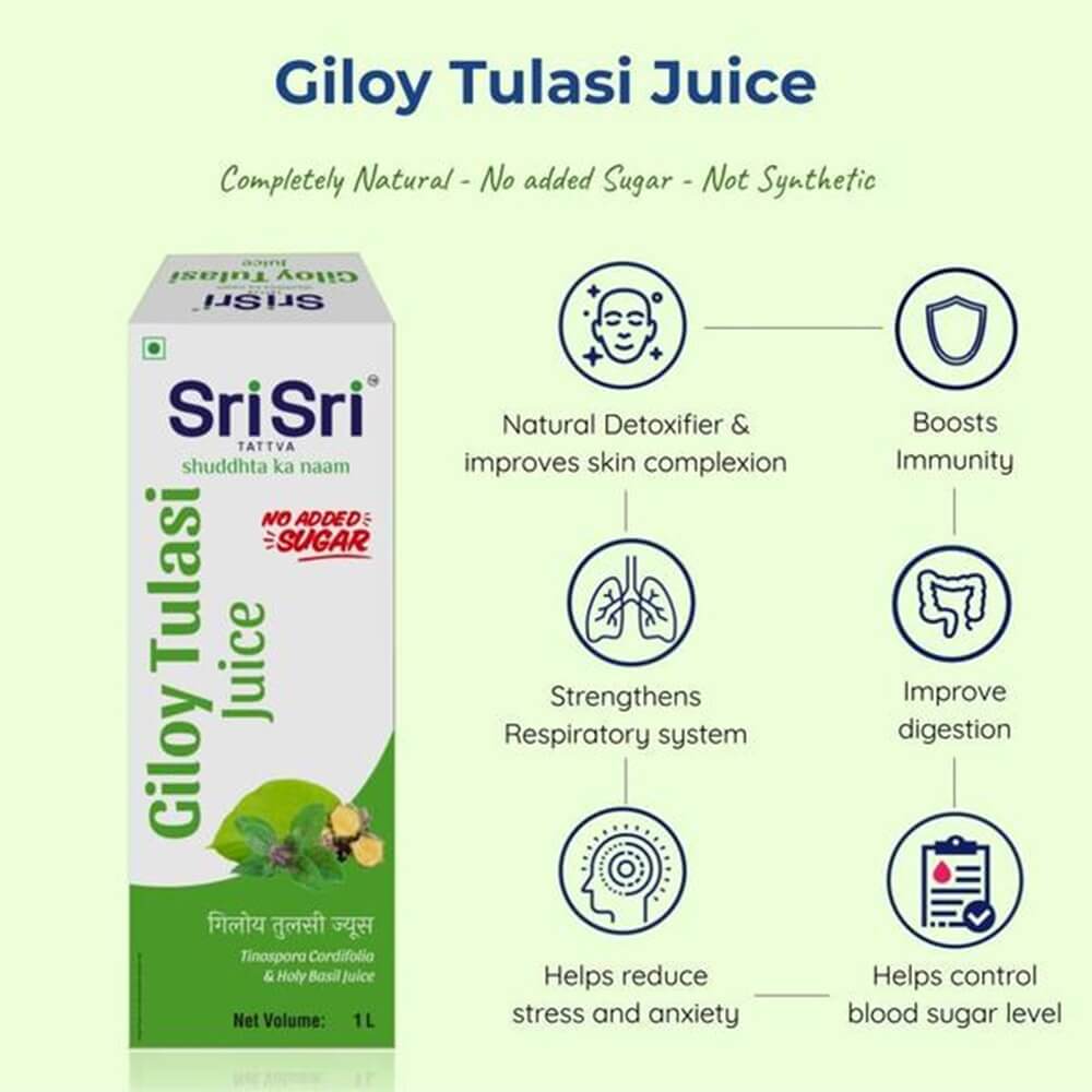 Sri Sri Tattva Giloy Tulsi Juice 1 L