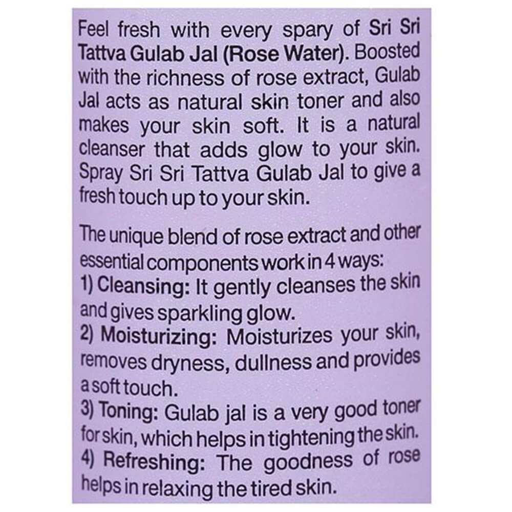 Sri Sri Tattva Gulab Jal 100 ml