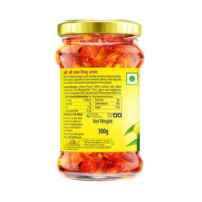Sri Sri Tattva Lemon Pickle Ingredients