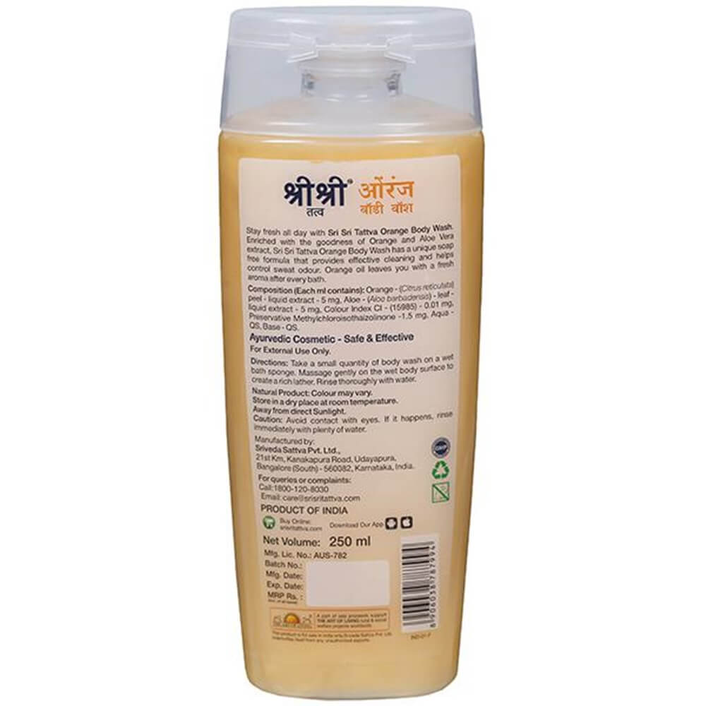 Sri Sri Tattva Orange Body Wash 250 ml