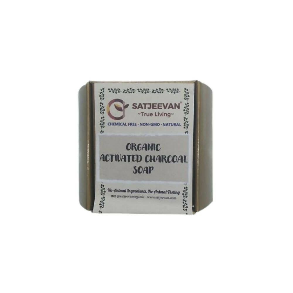 Satjeevan Organic Activated Charcoal Soap - Distacart