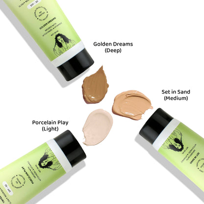 Elitty All About That Base Tinted BB Cream with SPF 30 - Set in sand - Distacart