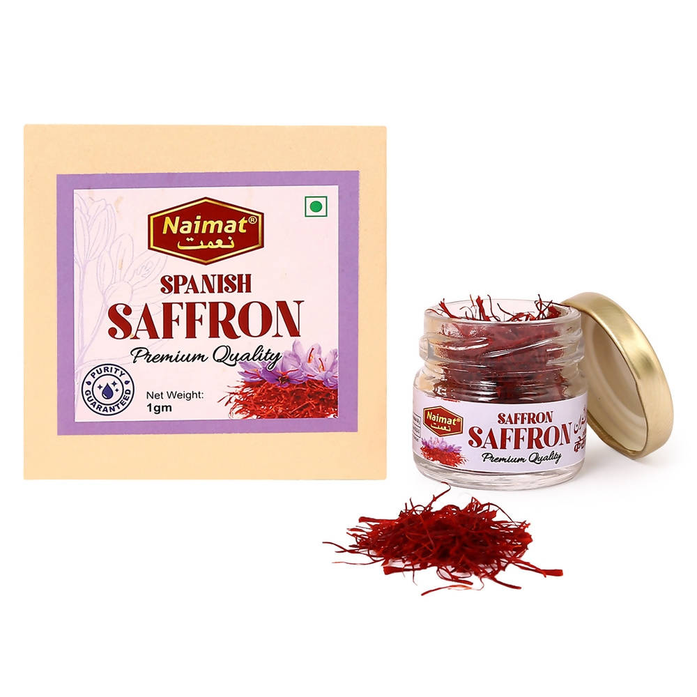Naimat Spanish saffron Premium Quality 1 gm (, (Pack Of 5)