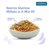 Thumbnail for Keeros Roasted Quinoa Millets Classic Flavor
