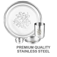 Thumbnail for Stainless Steel Glory Dinner Set, 16-Pieces