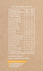 Thumbnail for Nourish Organics Active Sunflower Seeds facts