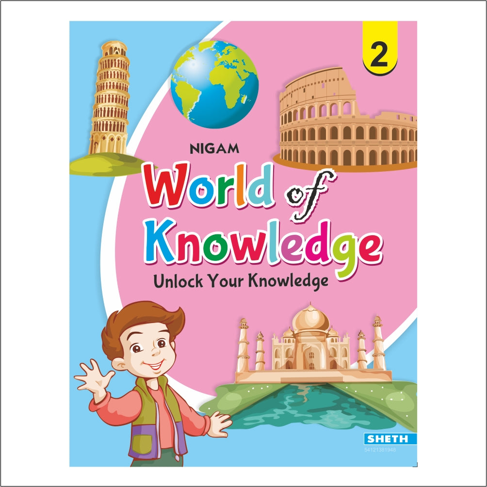 Self Enhancement Student Workbooks Grade 2| Set of 4|Computer|Grammar|World of Knowledge-Value Education| Ages 7-8 Year - Distacart