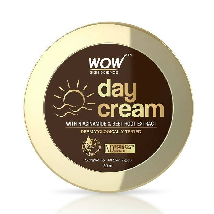 Wow Skin Science Day Cream With Niacinamide & Beetroot Extract - Distacart