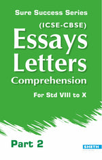 Thumbnail for Sure Success Essays Letters Comprehension Part 2 for Std VIII to X (ICSE & CBSE) - Distacart