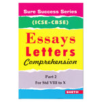 Thumbnail for Sure Success Essays Letters Comprehension Part 2 for Std VIII to X (ICSE & CBSE) - Distacart