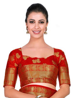 Thumbnail for Mimosa Women's Green Kanchipuram Silk Saree - Distacart