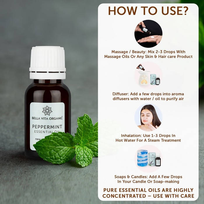Bella Vita Organic Peppermint Essential Oil - Distacart