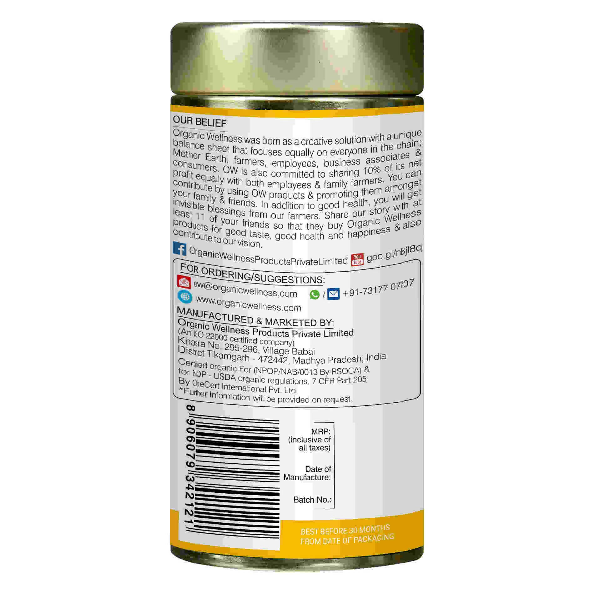 Organic Wellness Blossom Chamomile Tin Pack - Distacart