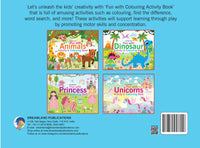 Thumbnail for Dreamland Fun with Unicorns Activity & Colouring : Children Interactive & Activity Book - Distacart