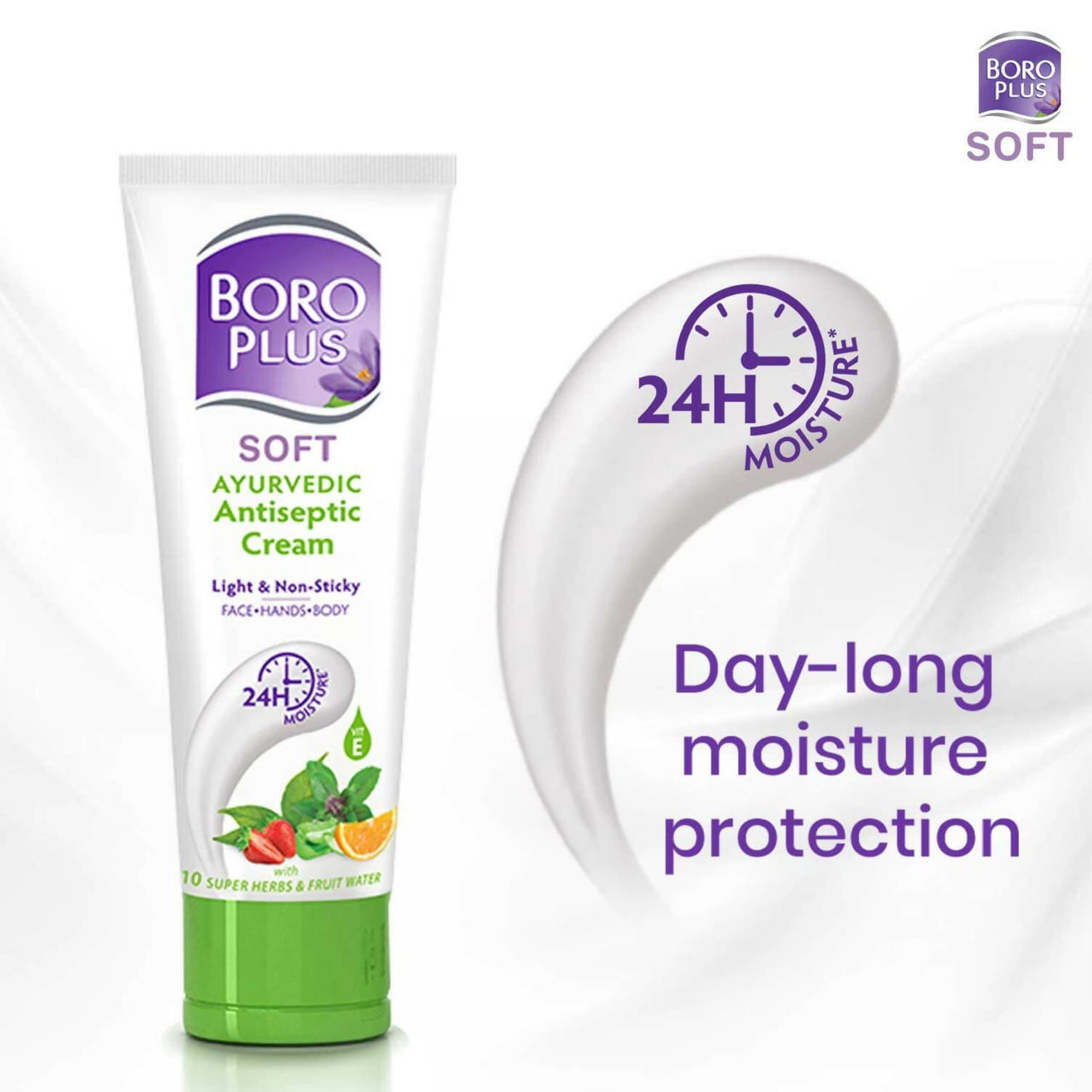 BoroPlus Soft Ayurvedic Antiseptic Cream Light & Non-sticky - Distacart
