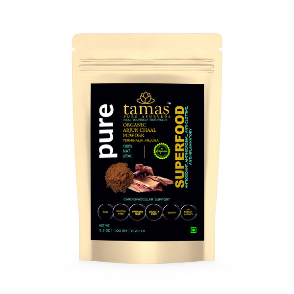 Tamas Pure Ayurveda Superfood Organic Arjun Chaal Powder - Distacart