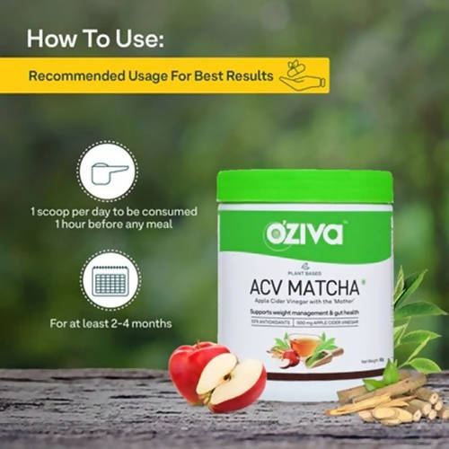 OZiva Plant Based ACV Matcha