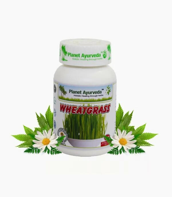 Planet Ayurveda Wheatgrass Capsules - Distacart