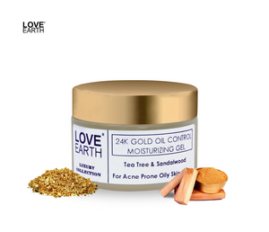 Love Earth 24K Gold Oil Control Moisturizing Gel - Distacart