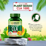 Thumbnail for Himalayan Organics Plant Based CLA 1000 Healthy Weight Management Vegetarian Capsules - Distacart