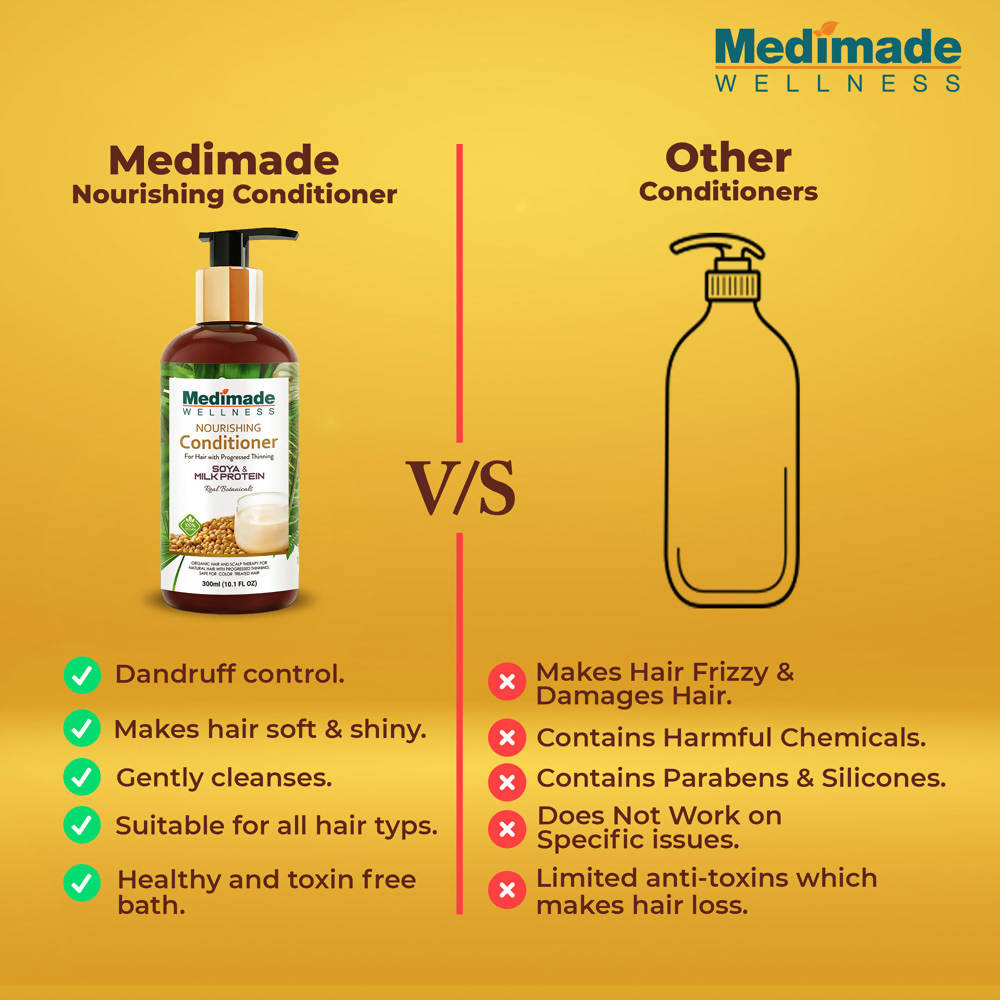 Medimade Wellness Nourishing Conditioner With Soya & Milk Protein - Distacart
