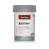 Thumbnail for Swisse Biotin+ With Nicotinamide, Rosehip & Vitamin C - Distacart