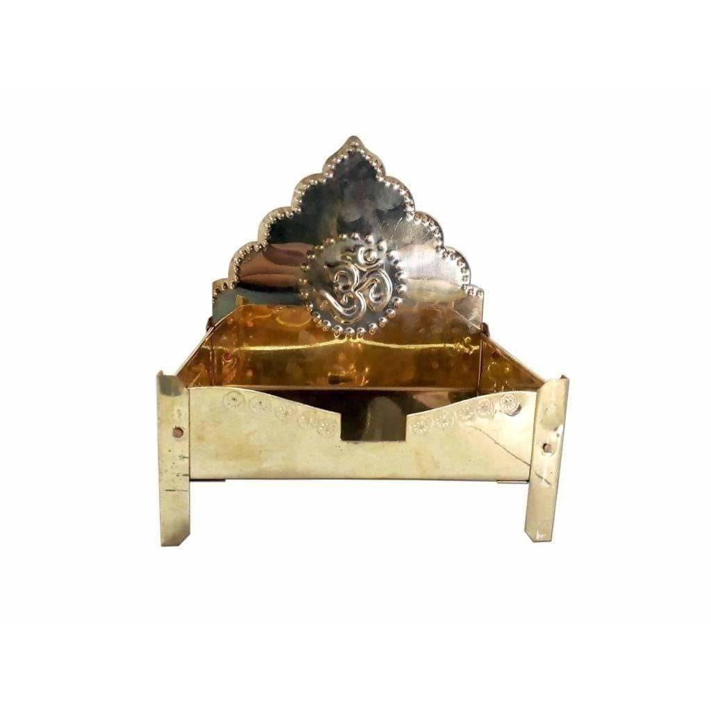 Brass Pedestal Simhasanam Idol Throne - Distacart