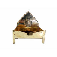 Thumbnail for Brass Pedestal Simhasanam Idol Throne - Distacart