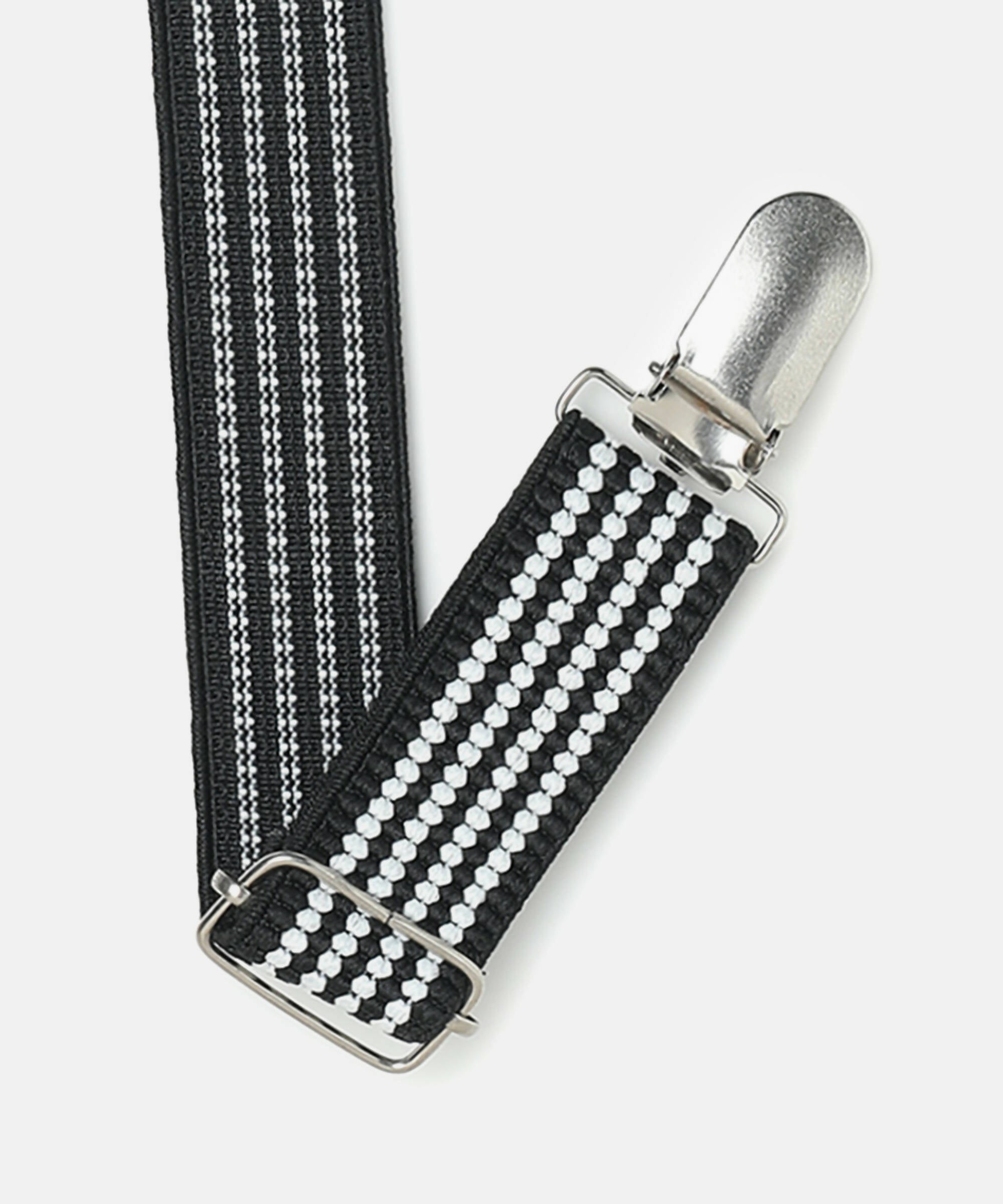 Manet Boys Strip Suspenders - Black - Distacart