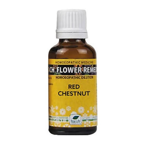 New Life Homeopathy Bach Flower Remedies Red Chestnut 30 Dilution