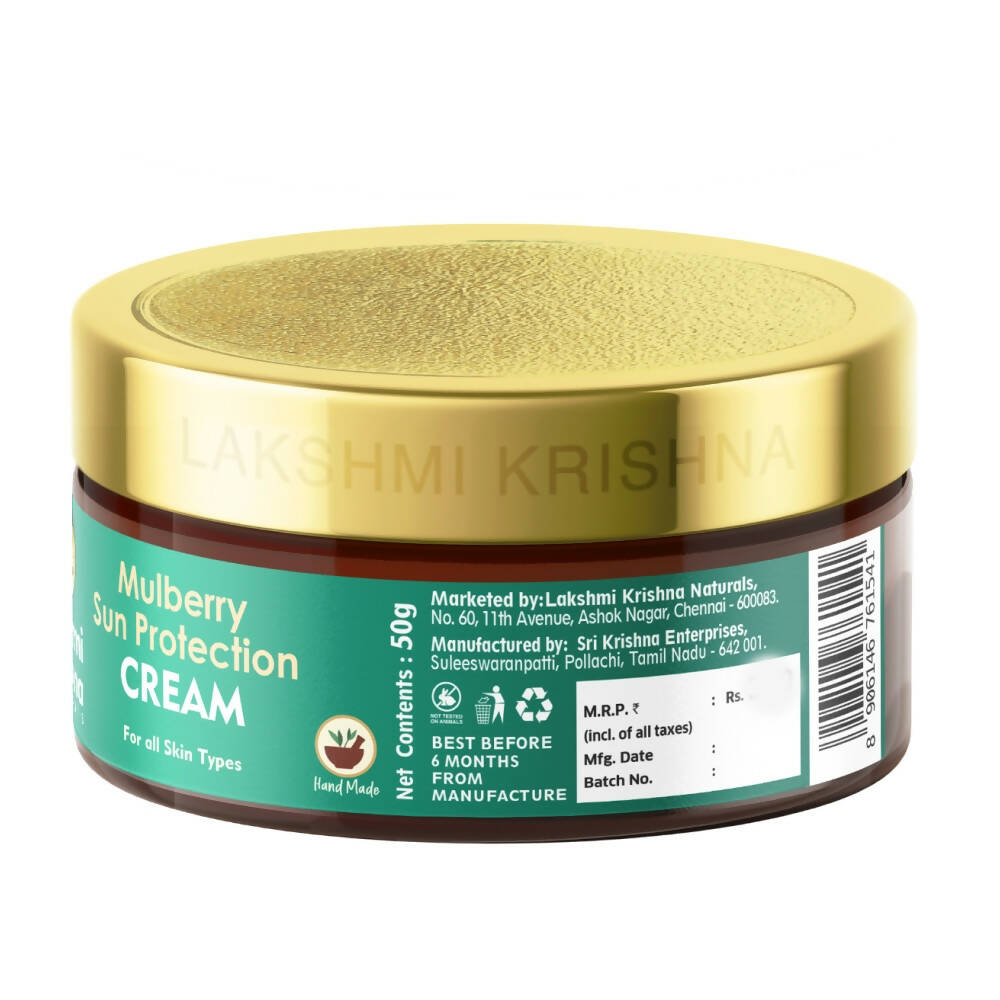 Lakshmi Krishna Naturals Mulberry Sun Protection Cream - Distacart